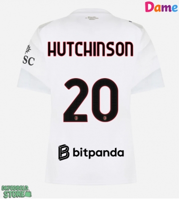 AC Milan Omari Hutchinson #20 Replika Udebanetrøje Dame 2026-27 Kortærmet